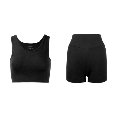 UNAWARES毛织瑜伽套装