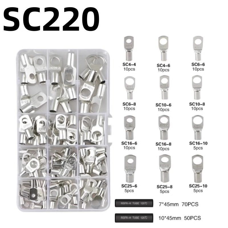 12平方铜窥口鼻子冷压端子