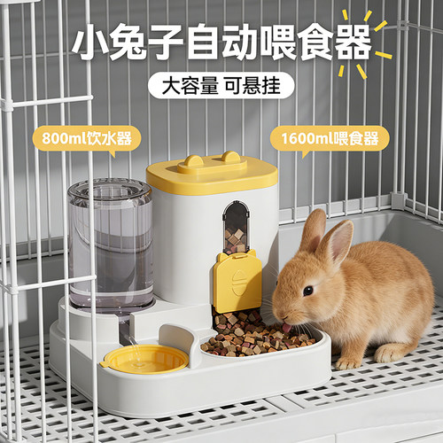 食盒喝水壶荷兰猪刺猬龙猫饲料盒