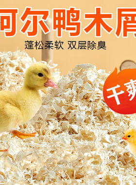 柯尔鸭除臭垫料小鸡发酵床宠物小鸭子去屎尿臭味木屑芦丁鸡粪便笼
