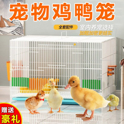 鸭笼子家用室内大号养小鸭子小鸡专用的笼子加密全套柯尔鸭别墅笼