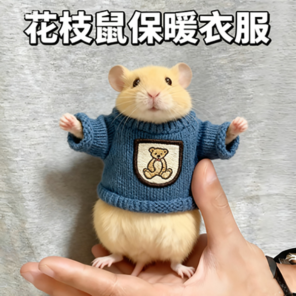 花枝鼠专用衣服保暖超小号飞鼠仓松鼠荷兰猪金丝熊穿的棉衣服用品