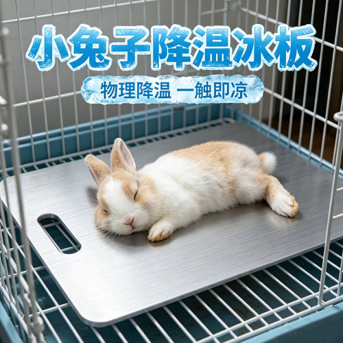 小兔子冰板降温散热板防尿防咬