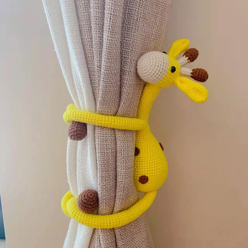 窗帘绑带长颈鹿玩偶diy材料包