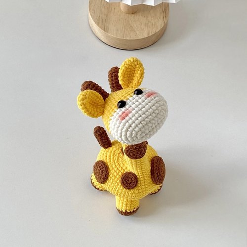 害羞小鹿无聊解闷手工diy包钩针玩偶手工小礼物手工编织挂件毛线