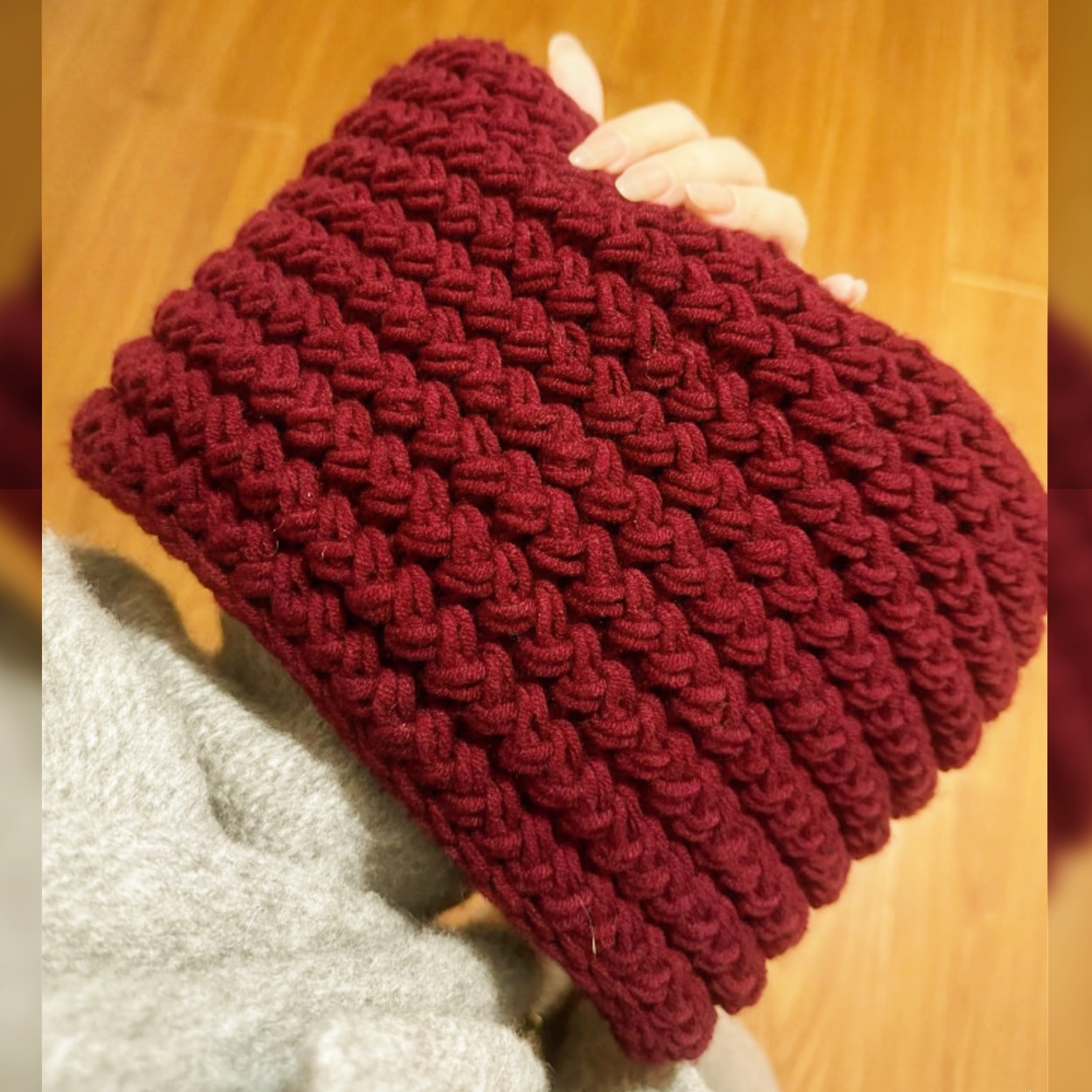 围巾手工diy毛线手工diy毛线团围巾钩针编织材料包围巾手织钩织