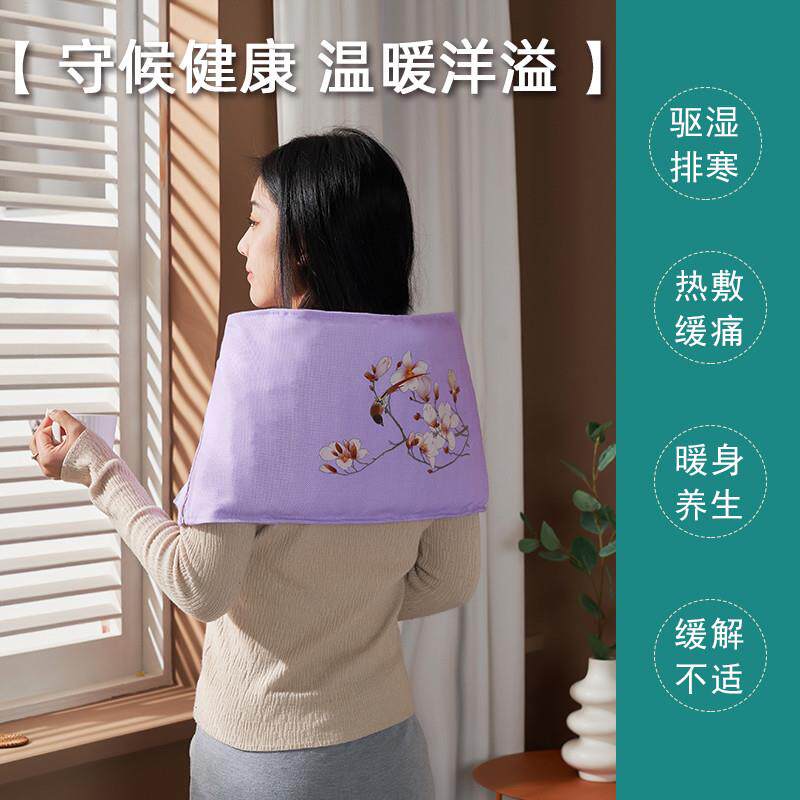 海盐盐袋粗盐热敷包理疗袋子电加热肩颈腰部艾草艾灸充电家用盐包