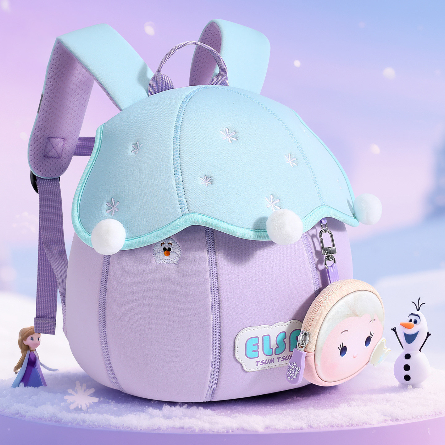 幼儿园书包女孩2宝宝女童3-5岁2026新款可爱公主儿童双肩背包4