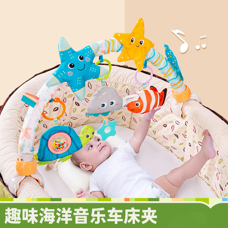 jollybaby新生儿车挂摇铃