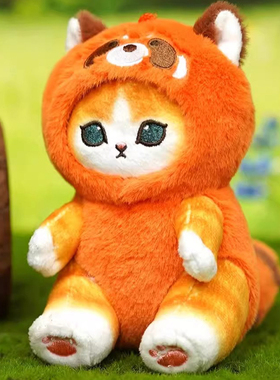 正版鲨鱼猫mofusand长尾巴动物系列毛绒挂件公仔猫福珊迪玩偶礼物