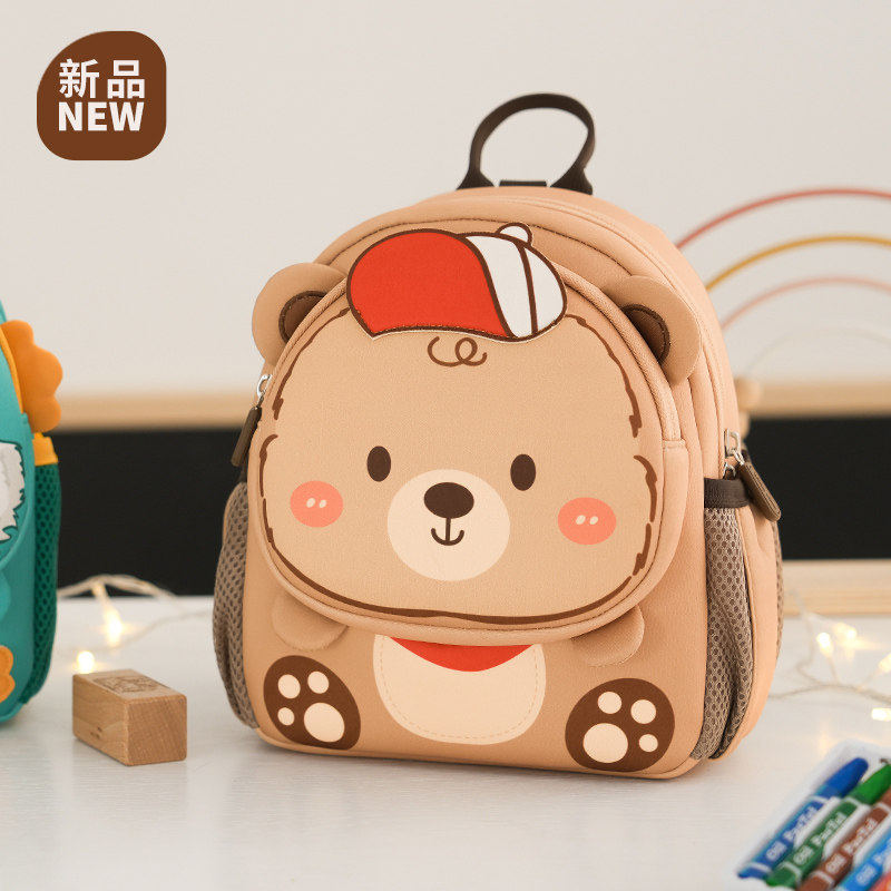 1-3岁幼儿园卡通防泼水双肩包
