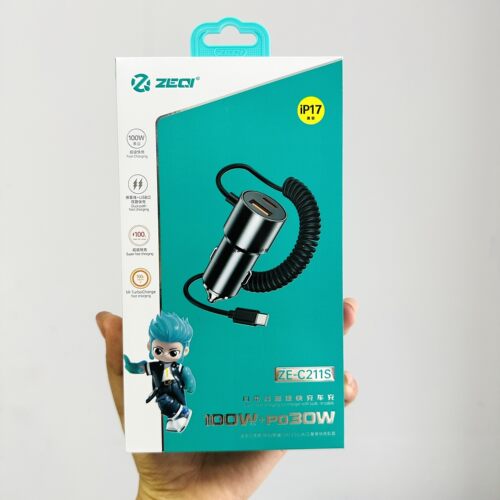 泽奇C211s车载充电器100W快充