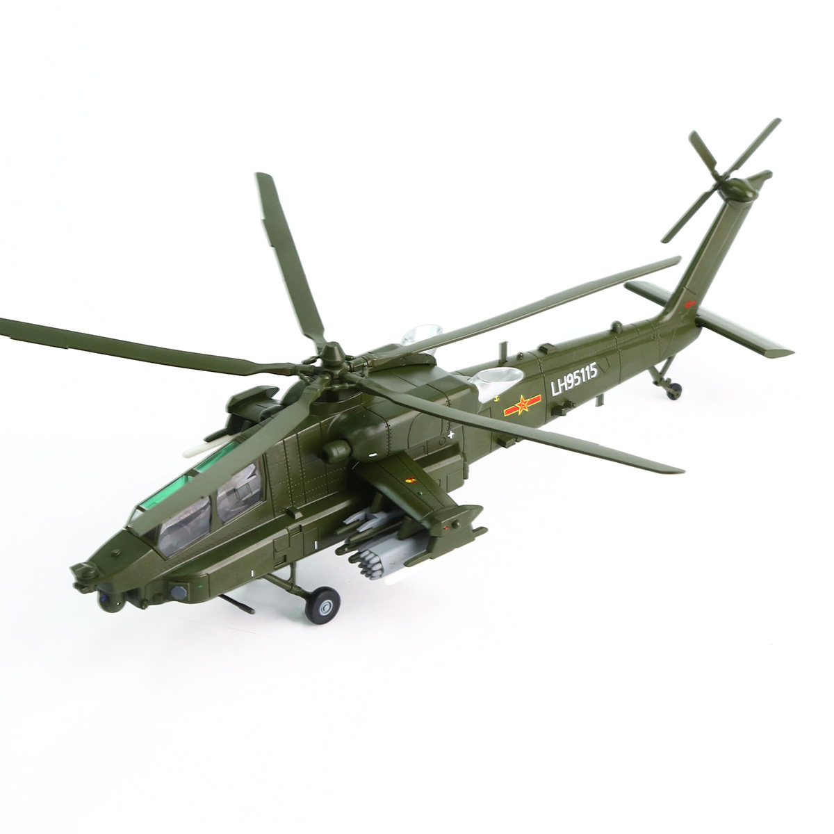 AF1 1:48直-21武装直升机合金成品模型收藏摆件军事战机