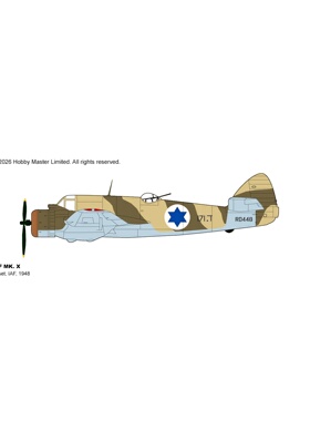 HM1:72Beaufighter TF MK. X RD448 IAF1948合金成品模型HA2319