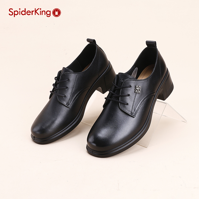 蜘蛛王官方旗舰店正品牛皮乐福鞋