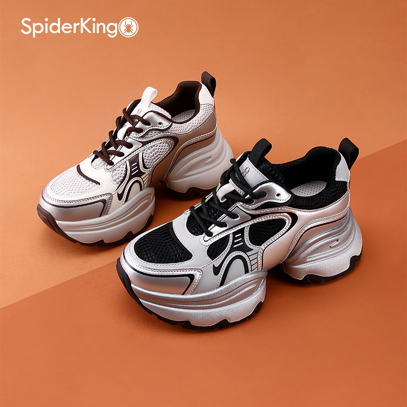 蜘蛛王官方正品授权女休闲老爹鞋