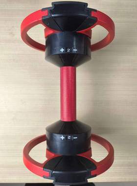 可调节哑铃把手配件32Kg不锈钢可调节男士居家用健身原装电镀烤漆