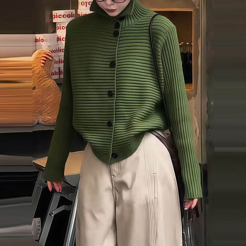 ROUMIKL韩系高领冬季慵懒风毛针织衫女士软糯毛衣宽松显瘦上衣潮