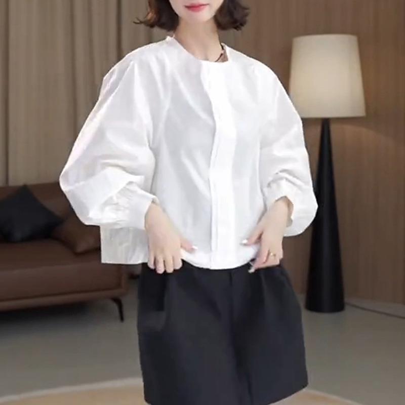 ROUMIKL韩版外搭叠穿坎肩设计感马甲时尚洋气百搭长袖衬衫时尚两