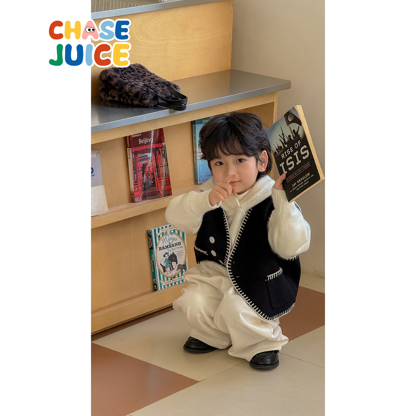 【小童】虾酱麻麻男童双面羊毛马甲冬季2025新款宝宝上衣儿童马夹,童装/婴儿装/亲子装,马甲,淘宝优惠券,粉丝福利购,淘宝优惠卷