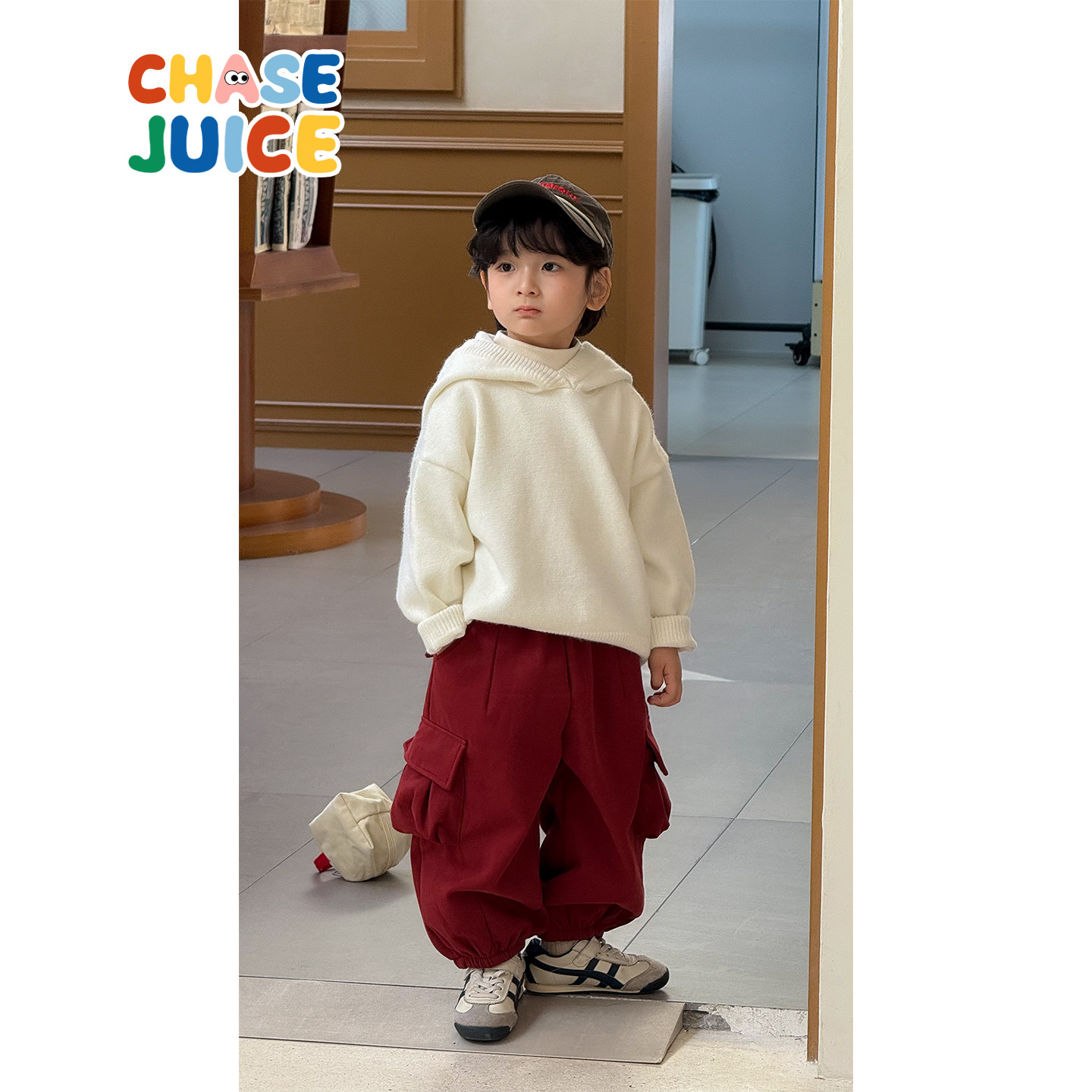 【小童】虾酱麻麻男童连帽毛衣冬季2025新款洋气保暖儿童装针织衫,童装/婴儿装/亲子装,毛衣/针织衫,淘宝优惠券,粉丝福利购,淘宝优惠卷