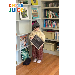 【小童】虾酱麻麻男童摇粒绒外套冬季2025新款保暖polo领儿童上衣