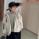 2026新款 虾酱麻麻男童棉服春秋装 洋气连帽儿童冲锋衣外套 小童