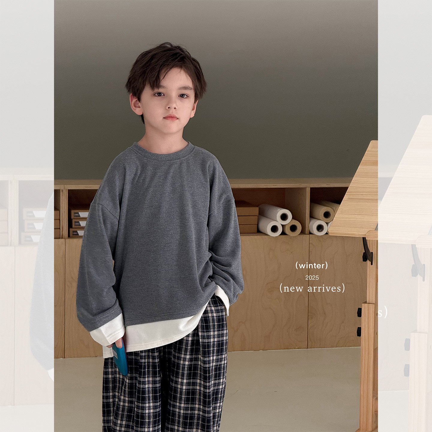 虾酱麻麻男童长袖t恤秋冬季2025新款男孩灰色假两件儿童装打底衫,童装/婴儿装/亲子装,T恤,淘宝优惠券,粉丝福利购,淘宝优惠卷