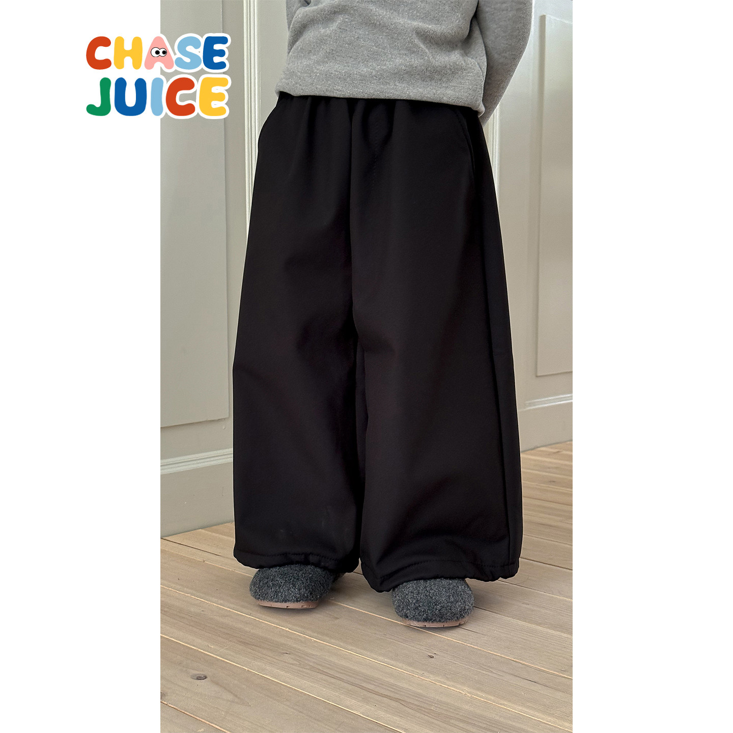 【小童】虾酱麻麻男童加绒裤子秋冬装2025新款儿童洋气阔腿休闲裤,童装/婴儿装/亲子装,裤子,淘宝优惠券,粉丝福利购,淘宝优惠卷