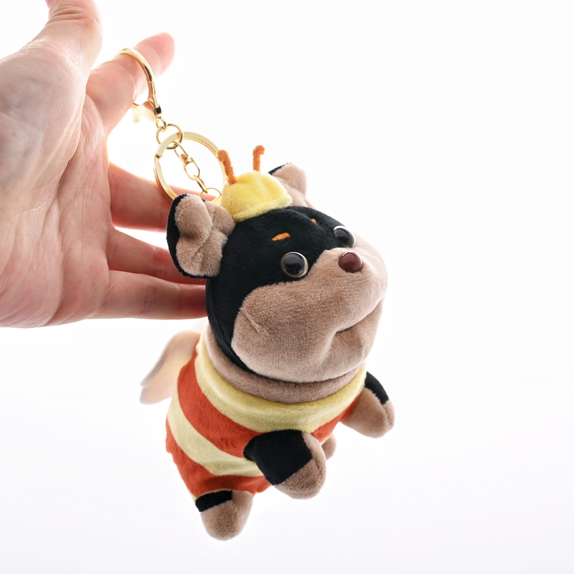 新款网红小狗毛绒公仔挂件可爱卡通变装蜜蜂狗钥匙扣书包挂饰玩具,玩具/童车/益智/积木/模型,胎毛挂坠/挂件,淘宝优惠券,粉丝福利购,淘宝优惠卷