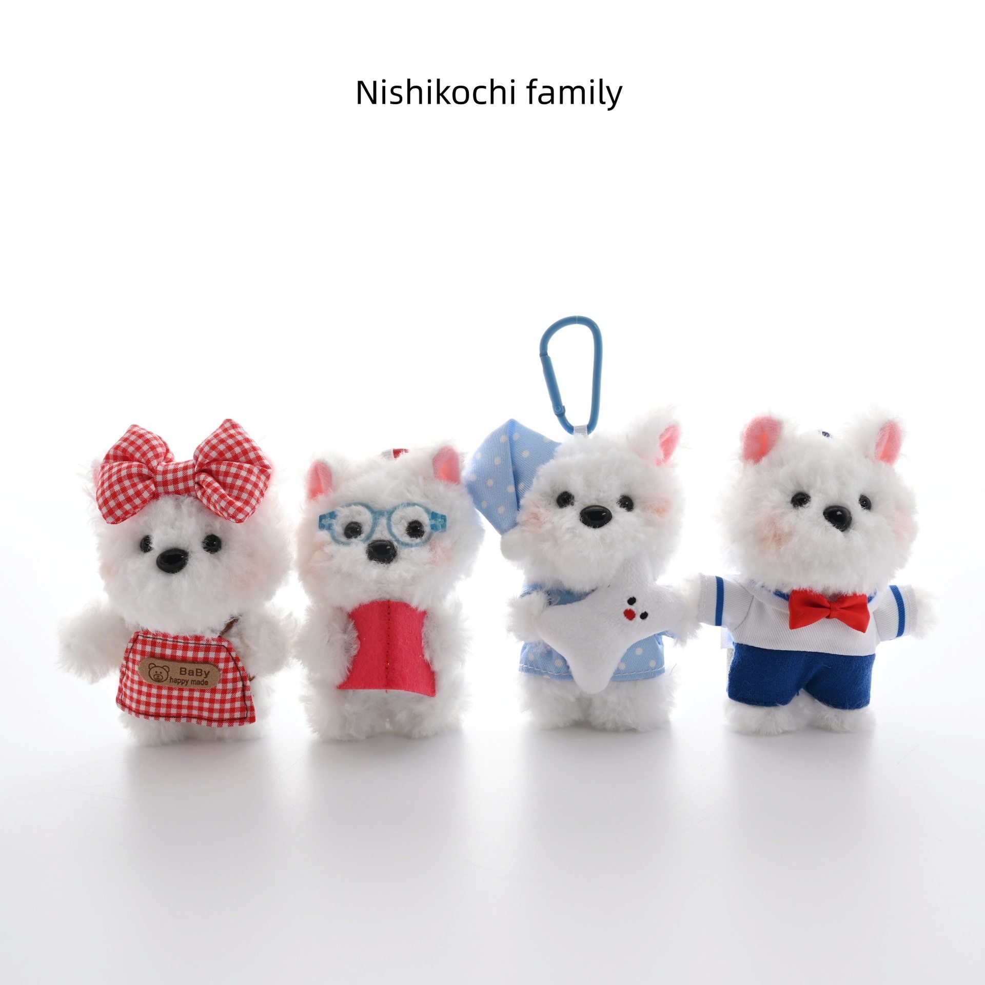 新款可爱萌西高地一家子西高地小狗挂件毛绒玩具公仔挂饰钥匙扣,玩具/童车/益智/积木/模型,胎毛挂坠/挂件,淘宝优惠券,粉丝福利购,淘宝优惠卷