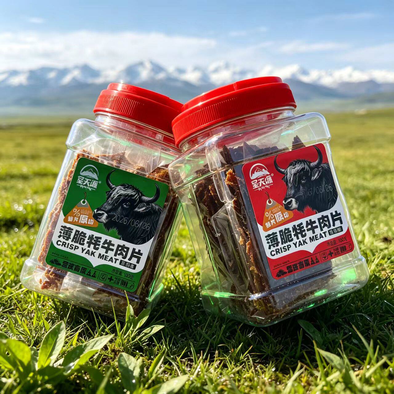 薄脆牦牛肉片整片原切休闲零食