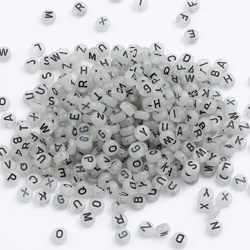 其他亚克力夜光珠DIY手链串珠