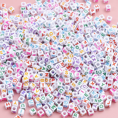 其他亚克力DIY手链字母珠串珠