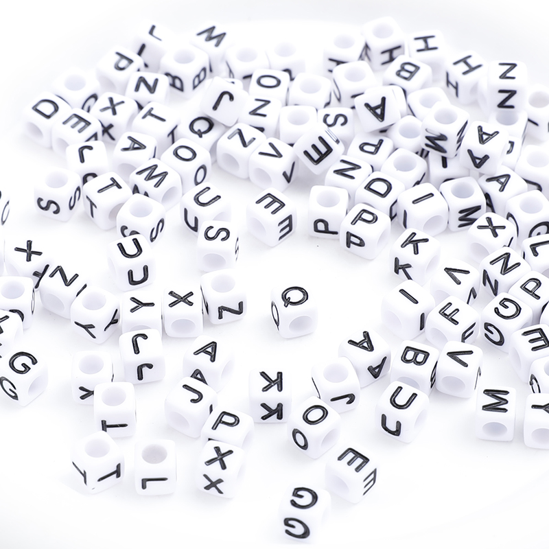 其他亚克力单字母DIY手链