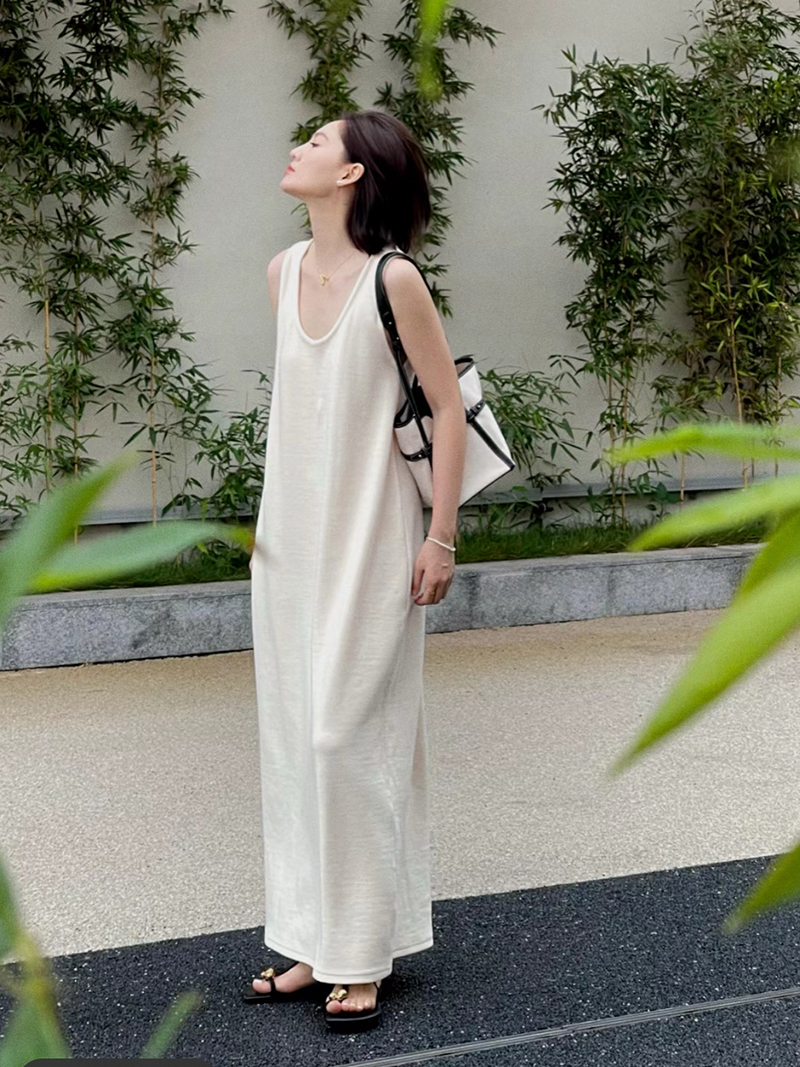 简约宽松慵懒两穿连衣裙