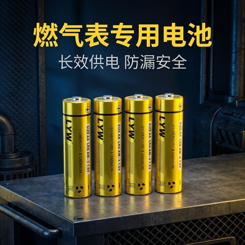 LYW5号燃气表碱性电池4节装