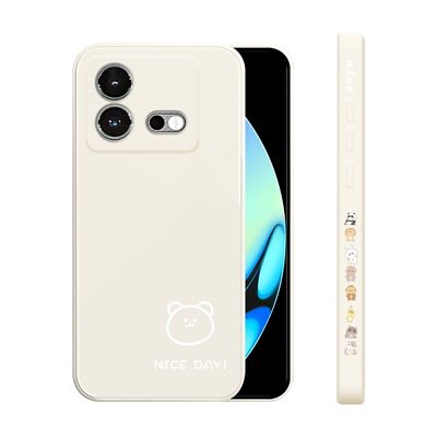 卡通液态硅胶手机壳简约