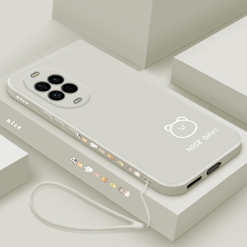 适用华为nova14活力版手机壳简约小熊小兔nova14pro液态硅胶男女款14ultra全包防摔保护套novo超薄可爱软壳