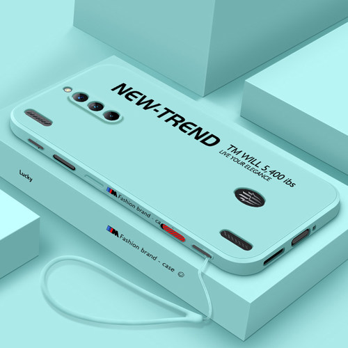 送钢化膜液态硅胶红魔手机壳简约