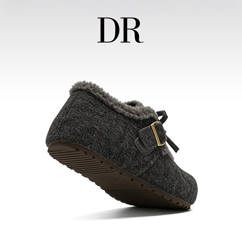 DR官方正品2025年冬季单鞋女鞋平底青年女款低跟搭扣休闲圆头浅口,女鞋,勃肯鞋/软木鞋,淘宝优惠券,粉丝福利购,淘宝优惠卷