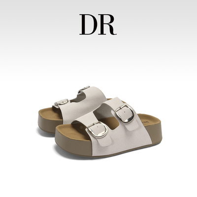 休闲外穿半拖配裙子拖鞋勃肯凉鞋