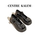 CENTREKALEM鞋 子女春秋厚底单鞋 履 皮鞋 真皮jk鞋 玛丽珍女鞋 潮