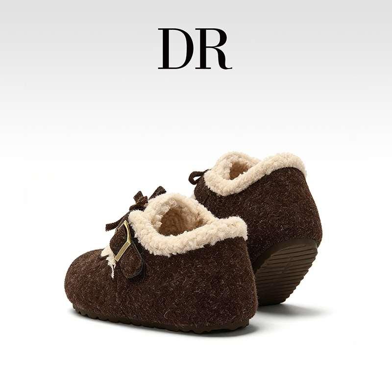 DR官方正品软木鞋呢子加绒复古风外穿拖鞋勃肯鞋时尚舒适保暖,女鞋,勃肯鞋/软木鞋,淘宝优惠券,粉丝福利购,淘宝优惠卷