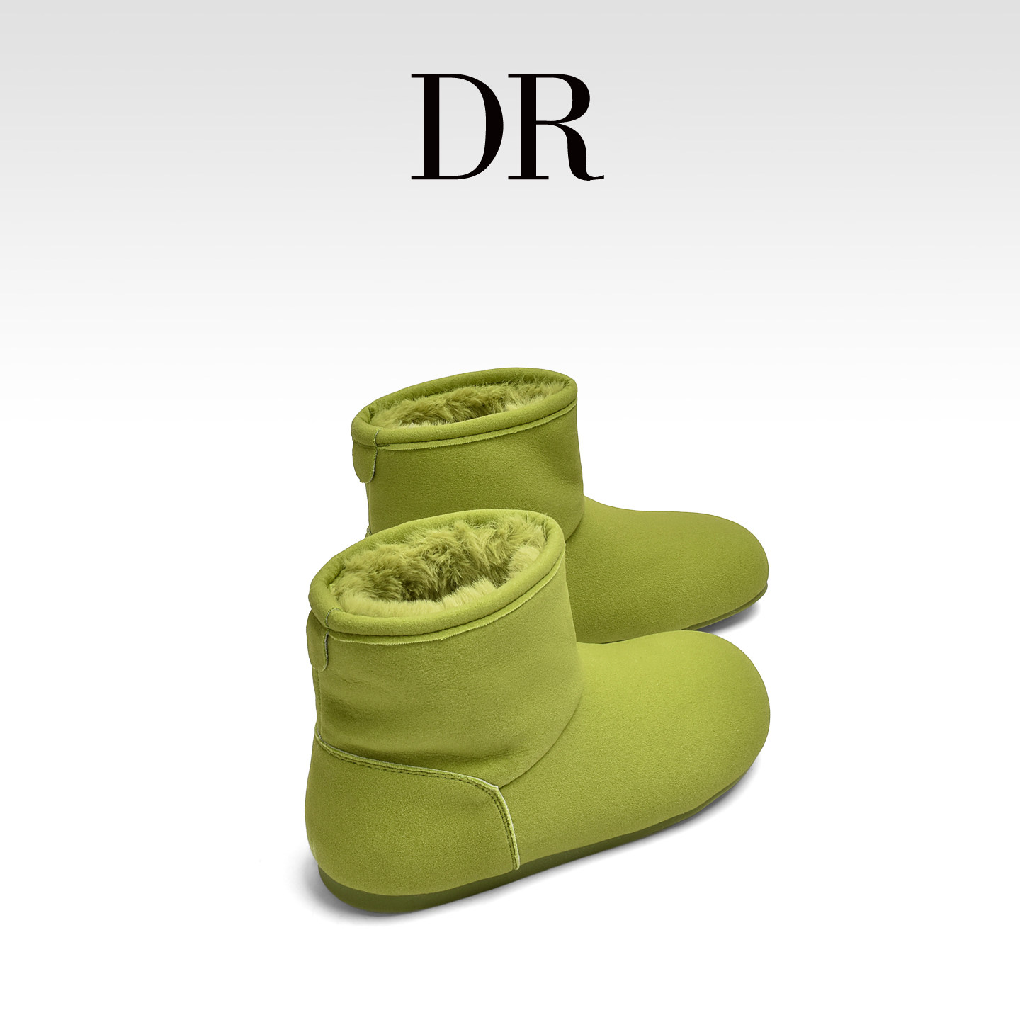 DR官方正品复古加绒防滑平底雪地靴女2025新款秋冬内增高软底棉鞋