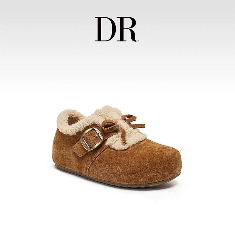 DR官方正品单鞋加绒软底勃肯鞋女士扣带纯色时尚休闲鞋加厚女单鞋,女鞋,勃肯鞋/软木鞋,淘宝优惠券,粉丝福利购,淘宝优惠卷