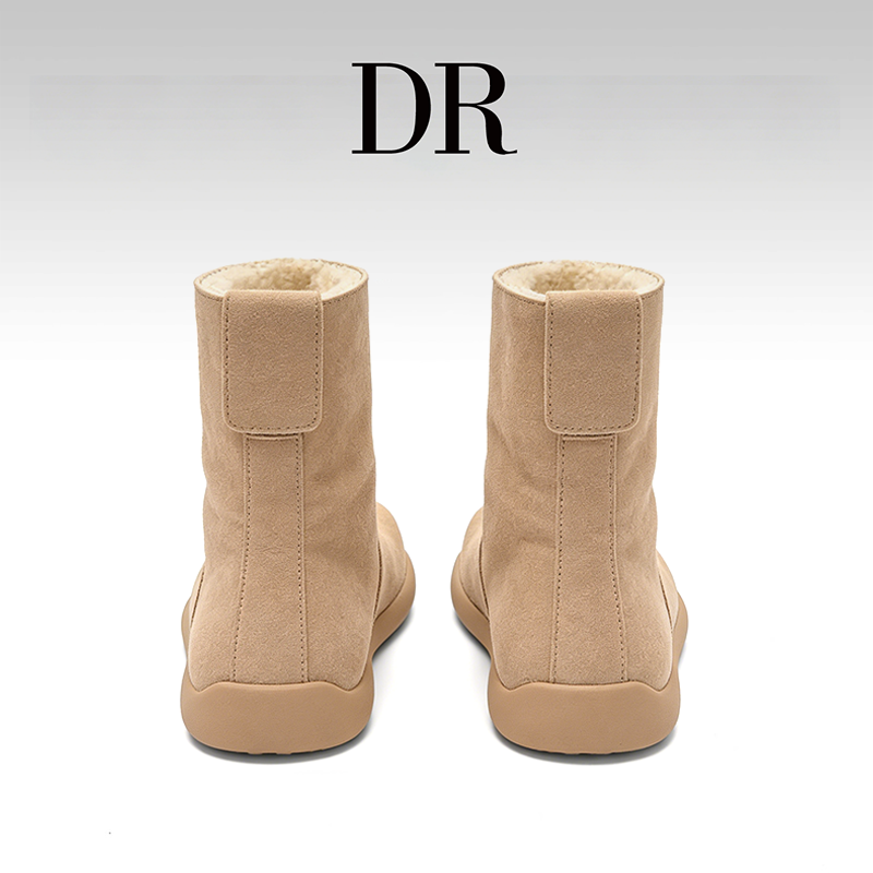 DR官方正品平底鞋时尚百搭保暖棉鞋雪地靴纯色款青年百变秋冬,女鞋,时尚雪地靴,淘宝优惠券,粉丝福利购,淘宝优惠卷