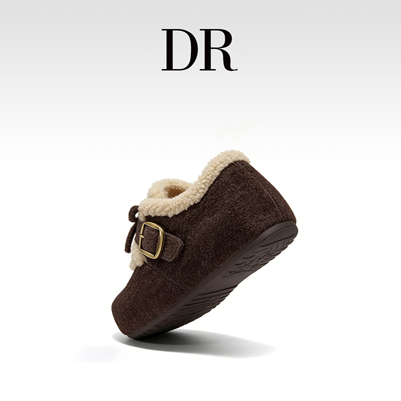 DR官方正品软木鞋呢子加绒复古风外穿拖鞋勃肯鞋时尚舒适保暖,女鞋,勃肯鞋/软木鞋,淘宝优惠券,粉丝福利购,淘宝优惠卷