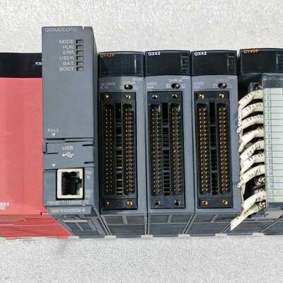 q系列plc一套，q03udecpu，q61p，qx42