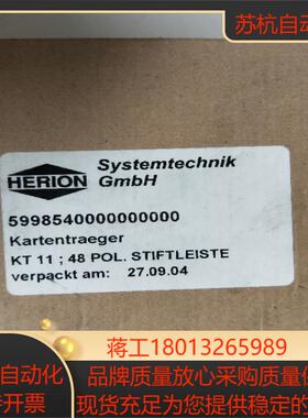 全新原装正品诺冠HERN HERION 5998540  KT11    现货